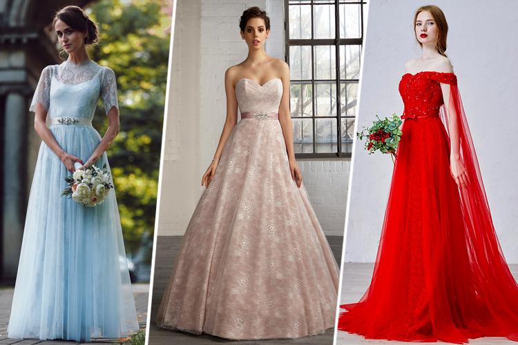 Precisa ser branco? Confira 9 lindos vestidos de noiva coloridos! 