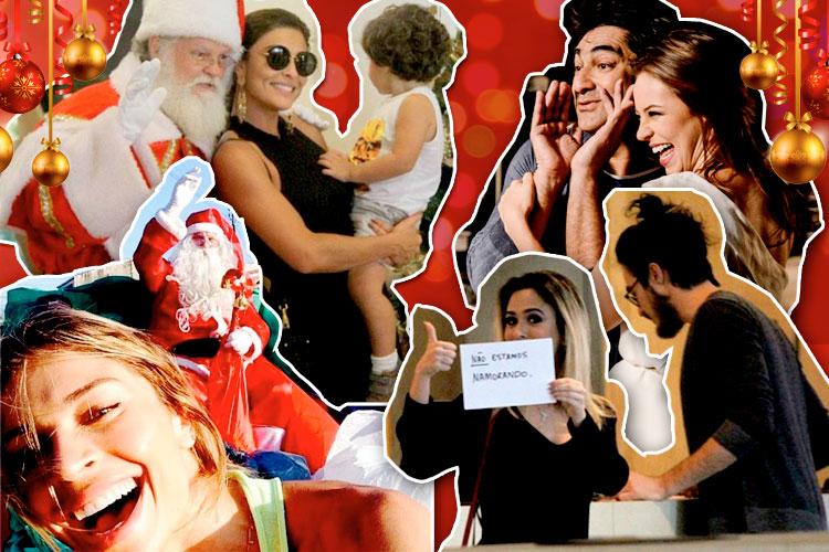 Os famosos são belíssimas inspirações para nossa noite de Natal e podemos provar com 14 fotos que mostram reações para essa data, confira!