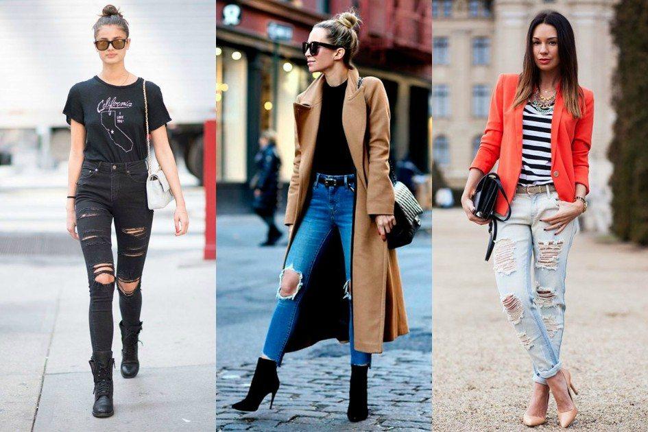 15 ideias com jeans destroyed para montar um look descolado 