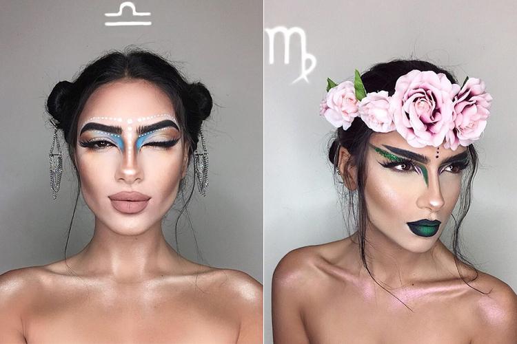 Blogueira cria maquiagem para cada signo 