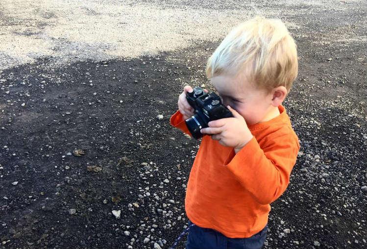 Conheça o mundo na perspectiva de um pequeno fotógrafo de 1 ano 
