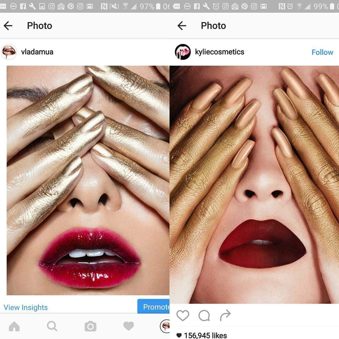 Kylie Jenner é acusada de plágio por maquiadora no Instagram 