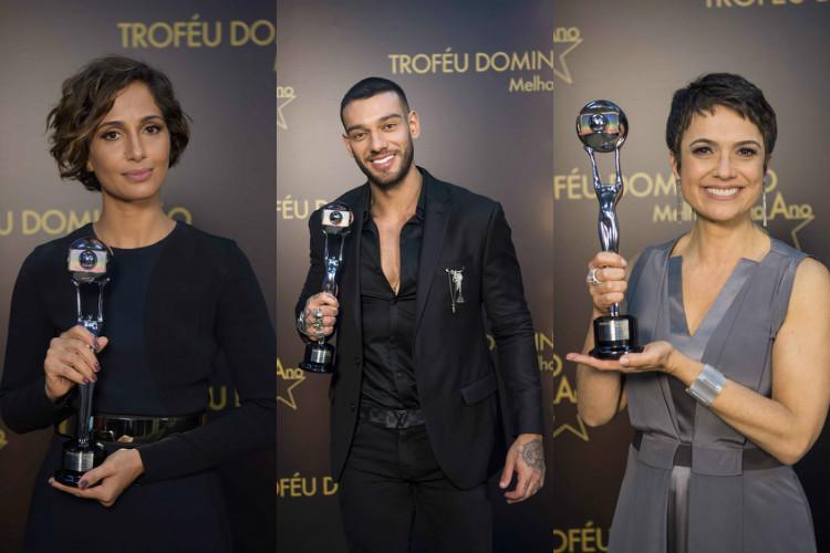 A Globo realizou no último domingo (18.12) o prêmio Melhores do Ano, ao vivo no Domingão. Confira a lista com todos os vencedores!