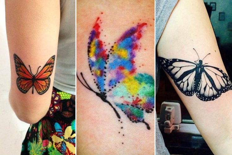 Liberdade, delicadeza e transformação... Descubra porque as borboletas estão entre as tatuagens mais populares das mulheres e veja inspirações!