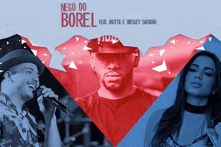 Nego do Borel, cantor de “Ela Vai Além” e “Hoje é Dia de Maldade”, lançou em seu canal do YouTube ontem a nova música em parceria com Anitta e Safadão