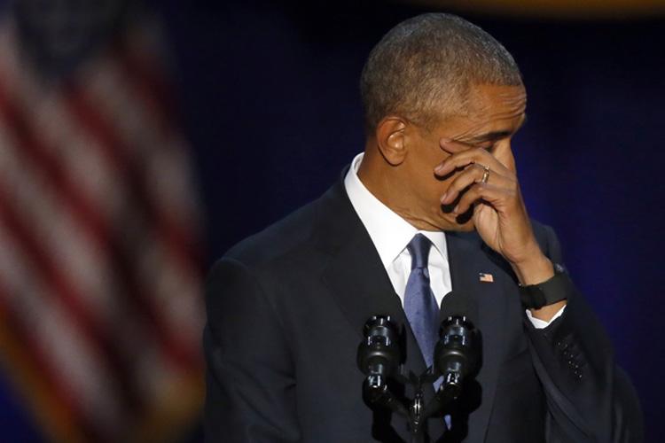 Barack Obama se emociona no último discurso como presidente dos EUA 