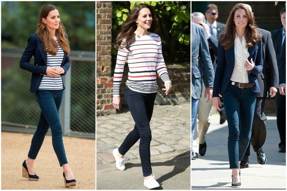 A mulher do Príncipe William usa roupas no dia a dia que qualquer mulher pode ter no guarda roupa. Confira os looks básicos de Kate Middleton e copie!