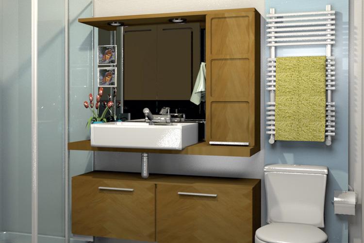 Se o sua casa ou apartamento tem um banheiro pequeno, confira essas dicas superpráticas para otimizar o espaço e fazer o cômodo parecer maior!
