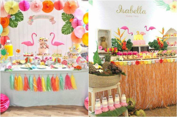 Confira 14 inspirações de decoração para festa de flamingo e aposte você também na temática que é bastante colorida e bem humorada!
