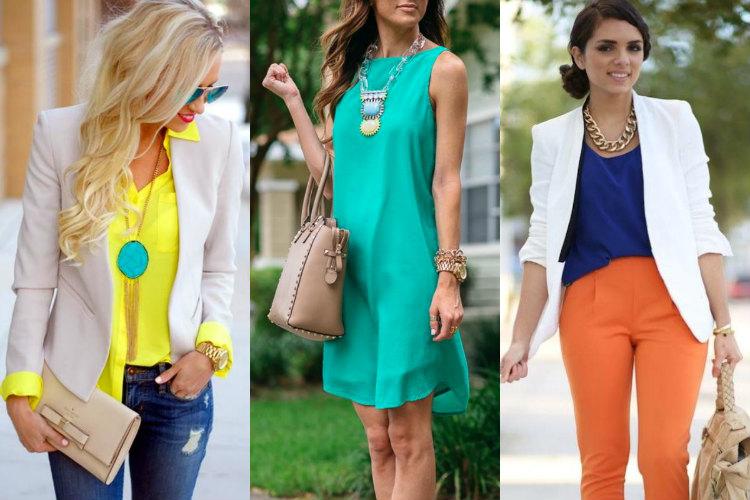 Use roupas que que já tenha no guarda-roupa e aprenda 5 formas de usar e aposte em looks coloridos no trabalho. Confira 15 looks para se inspirar!