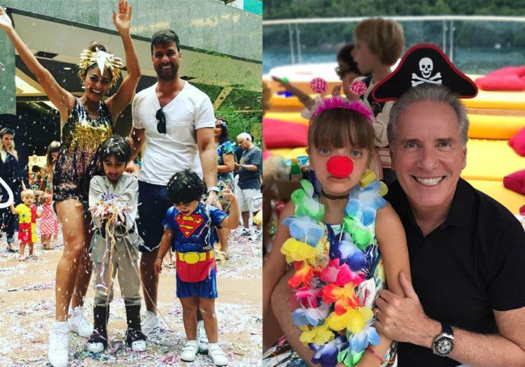 Carnaval dos famosos: veja quem curtiu o feriado com os filhos 