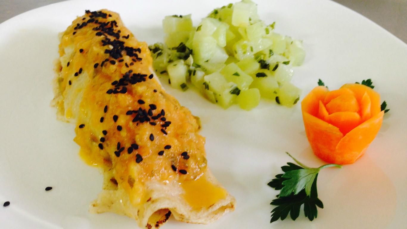 Panqueca saudável: aprenda a preparar a versão sem glúten e recheada com carne vegetal! 