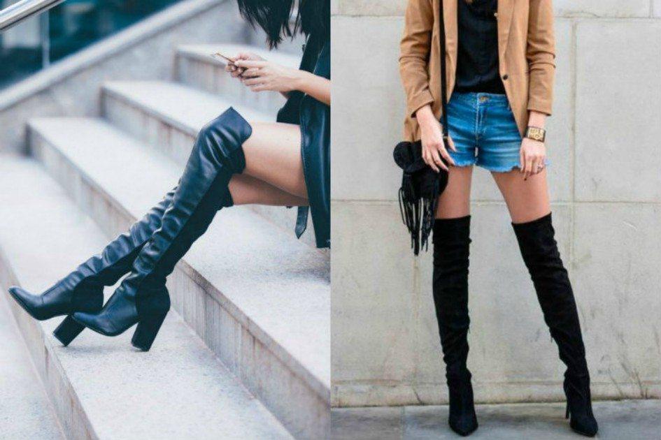 Moda outono-inverno: veja como usar bota over the knee na meia estação! 