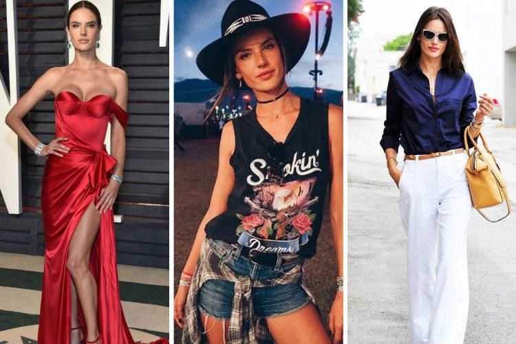 Os looks de Alessandra Ambrósio são sexys, jovens e servem de inspiração para todas as mulheres. Confira 21 looks com peças chave de estilo e arrase!