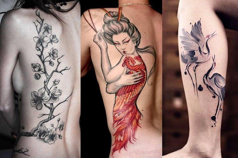 Lindas e coloridas, as tatuagens orientais são muito requisitadas nos estúdios. Confira diversos desenhos para se inspirar!