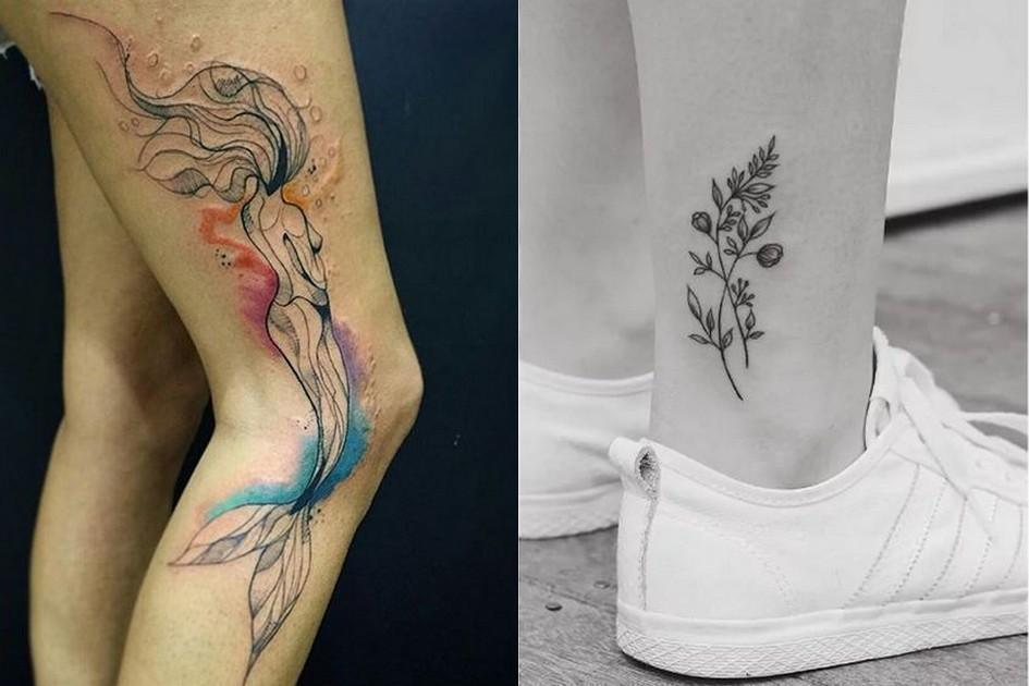 As tattoos podem seguir os mais variados tipos, estilos e desenhos diferentes. Confira inspirações de tatuagem na perna e escolha a sua!