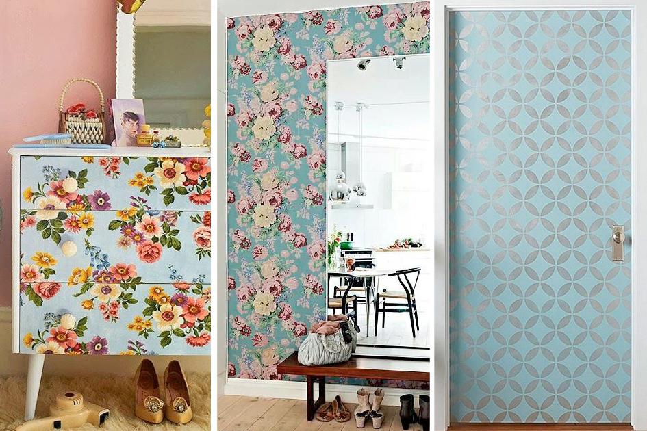 15 ideias criativas para decorar a casa com tecido adesivo 