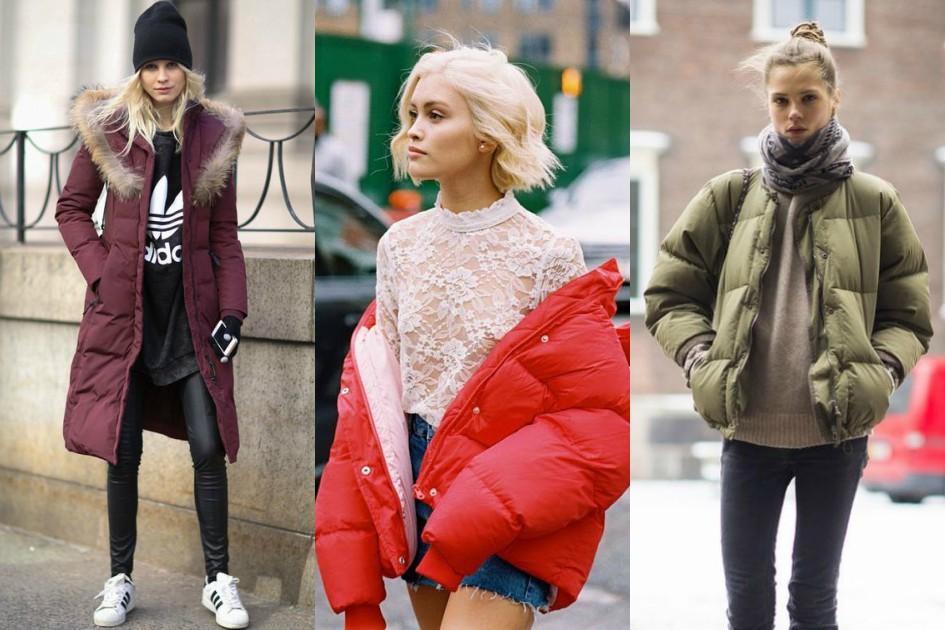 O casaco mais quentinho do seu guarda-roupa voltou à moda e promete ser a sensação do inverno 2017. Veja fotos e inspire-se para usar sua puffer jacket!