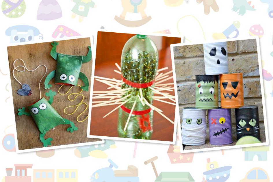 Crianças em férias: ideias de brinquedos para fazer em casa com material reciclado 
