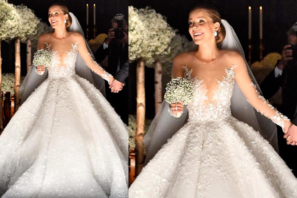Herdeira da Swarovski se casa na Itália com vestido dos sonhos de qualquer noiva 