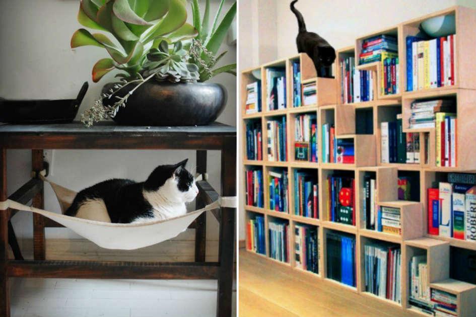 Os bichanos trazem amor e felicidade ao lar! Veja ideias de decoração simples e funcional para quem tem gatos em casa e inspire-se!