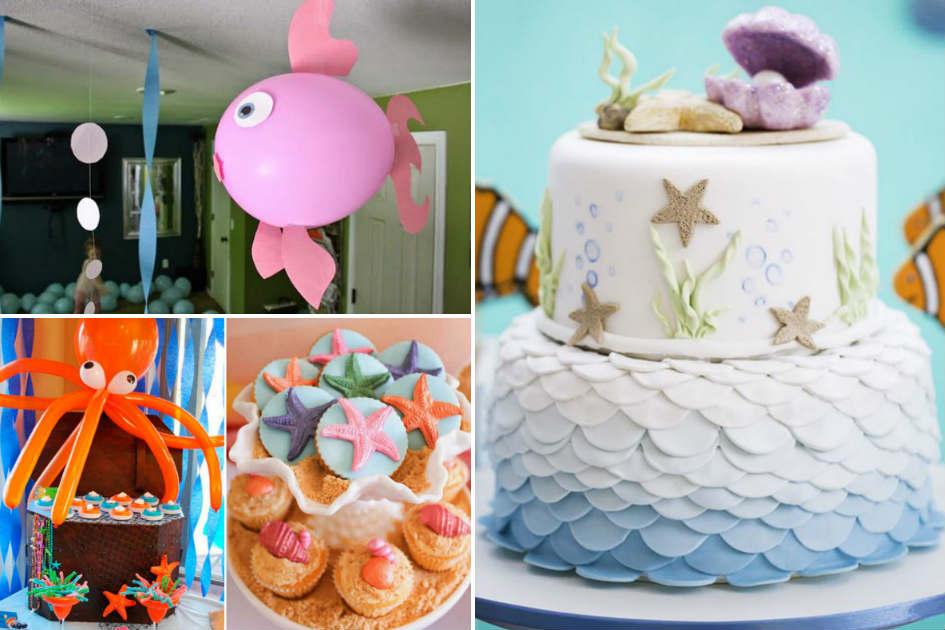 Festa fundo do mar: 24 ideias de decoração para fazer em casa! 