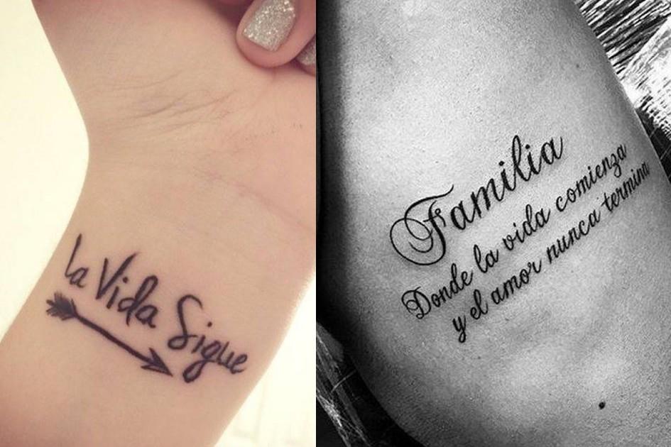 15 tatuagens com frases em espanhol para se inspirar e fazer a sua 