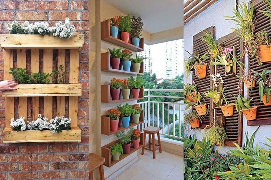 Jardim na parede: 25 ideias de suportes para você se inspirar! 