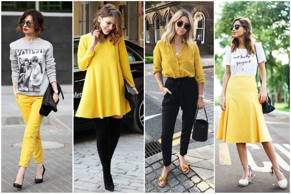 Depois de ser escolhida a cor do verão, as fashionistas já começaram a desfilar por aí com a cor. Veja looks com amarelo para ficar na moda!