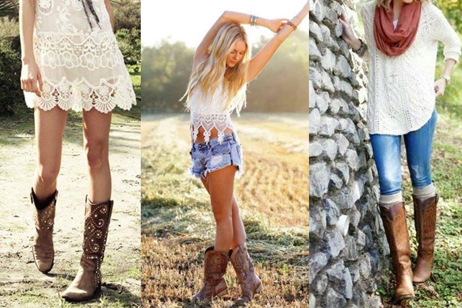 Bota estilo country: veja looks, inspire-se e saia usando este modelo lindo! 