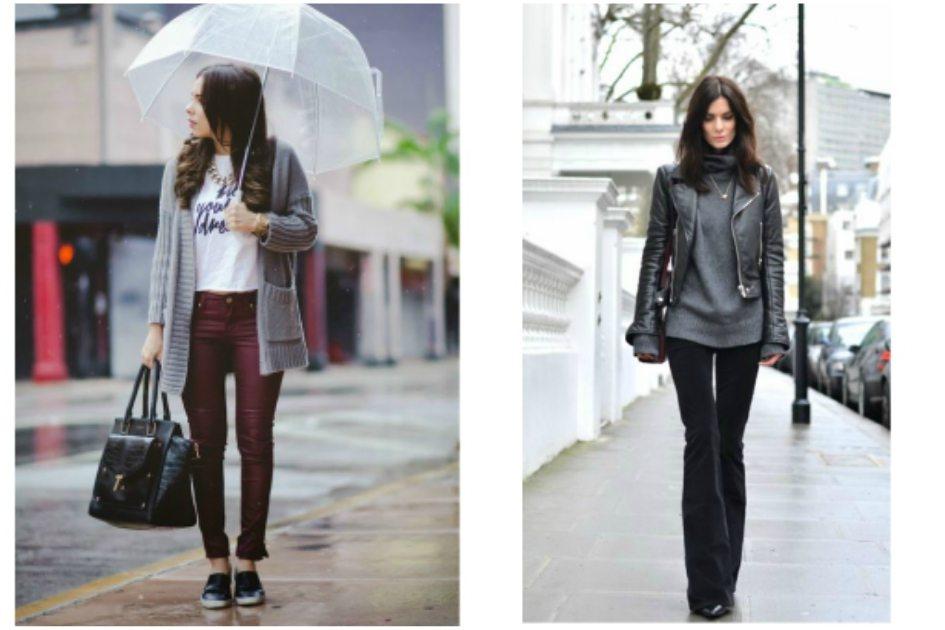 7 maneiras de usar looks em dias de chuva sem galochas! 