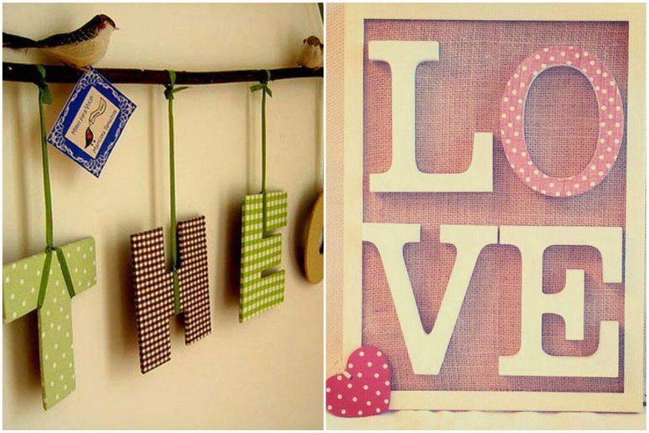 Veja 8 inspirações para decorar sua casa com letras em MDF 
