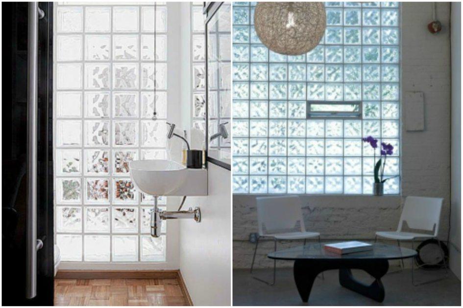 Inspire-se em decorações com blocos de vidro para dar vida ao ambiente! 