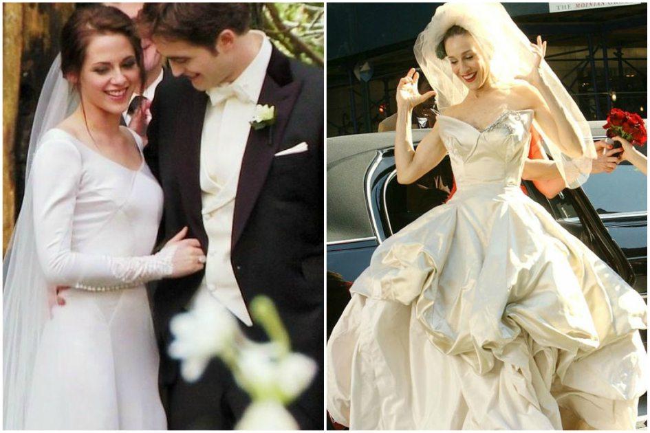 Alguns casamentos são coisas de filme. Os vestidos de noivas usados pelas famosas encantam e nos deixam curiosos para conhecer mais sobre sua origem.