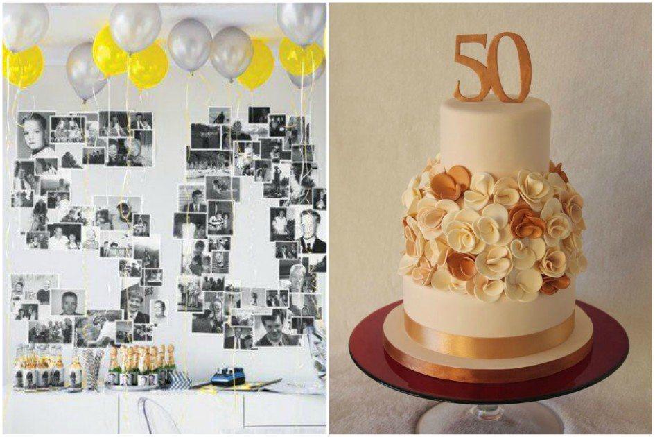 Chegar aos 50 anos é motivo para comemorar com uma festança! Confira 12 ideias de decoração para deixar tudo muito lindo nesse grande dia!
