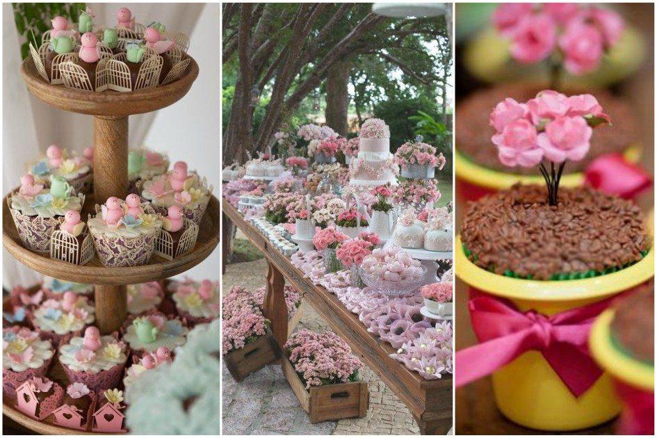Chá de bebê, aniversário e até casamento. A decoração com tema de jardim atende todos os gostos e públicos! Confira 13 ideias lindas e inspiradoras