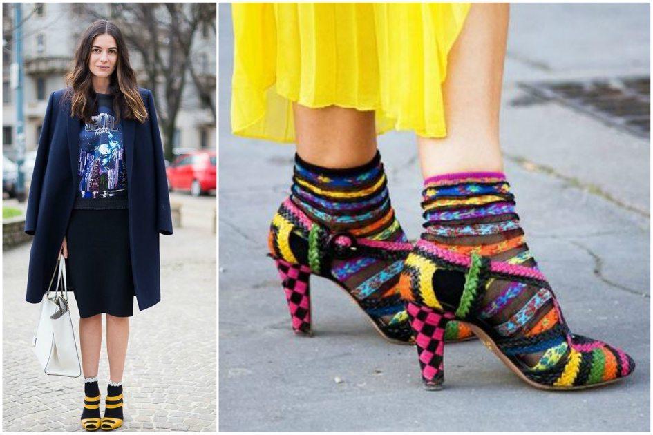 A trend veio para movimentar o street style, principalmente em solos internacionais e com um pé no Brasil. Sandália com meia deve inovar seu look inverno.