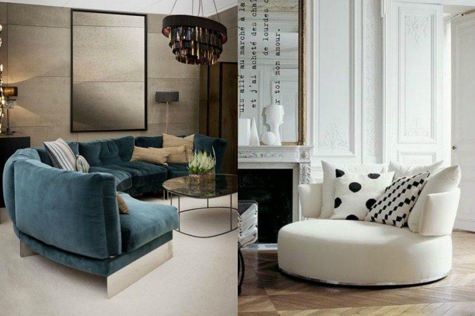 Os móveis arredondados prometem ser uma das tendências favoritas no design de interiores de 2018! Veja fotos e aposte neles na sua casa
