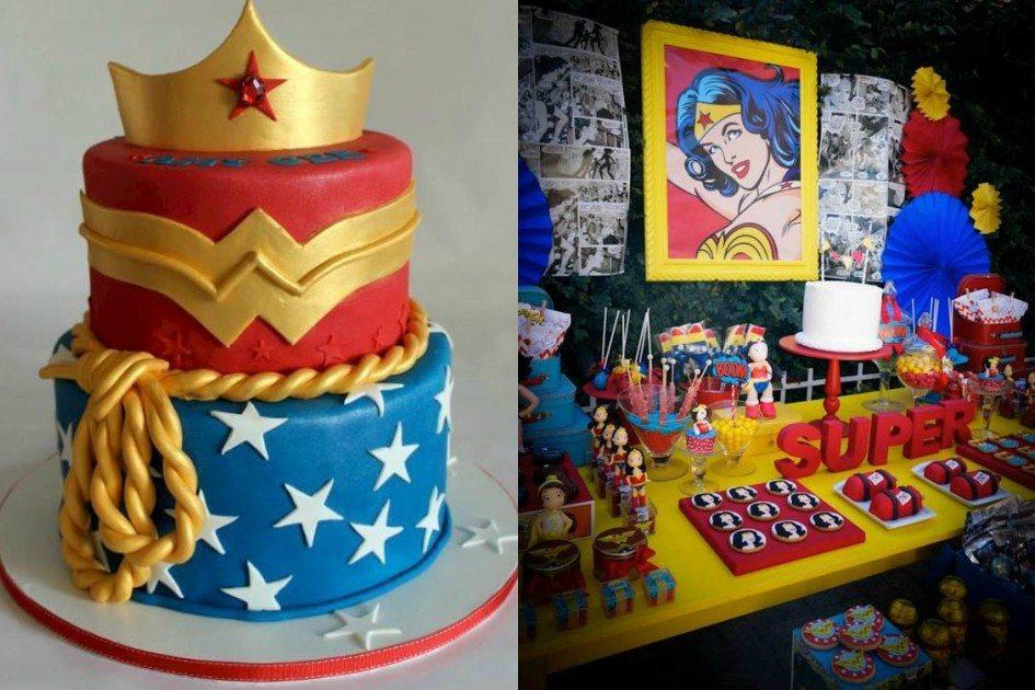 A super-heroína ganhou filme e tornou-se um dos temas favoritos para aniversários! Veja fotos e inspire-se para fazer uma festa da Mulher-Maravilha!