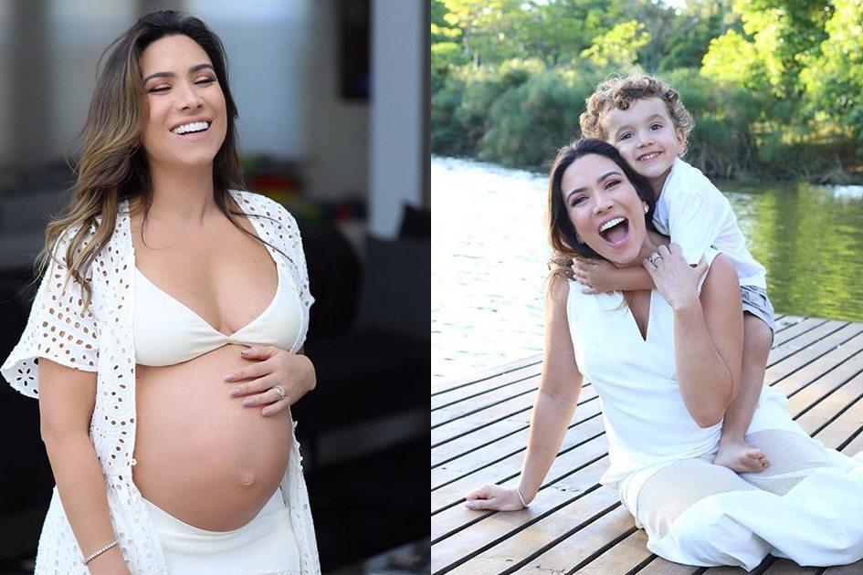 A apresentadora Patrícia Abravanel, filha de Silvio Santos, anunciou o nome de sua filha apenas agora, com 9 meses de gravidez!