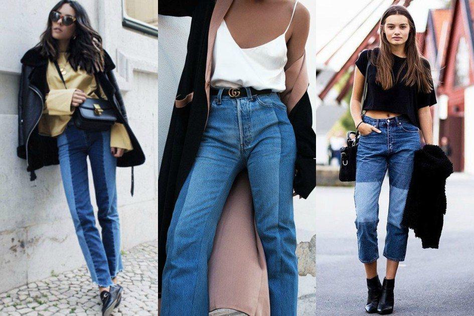 Calça jeans bicolor: 10 modelos para investir na tendência 