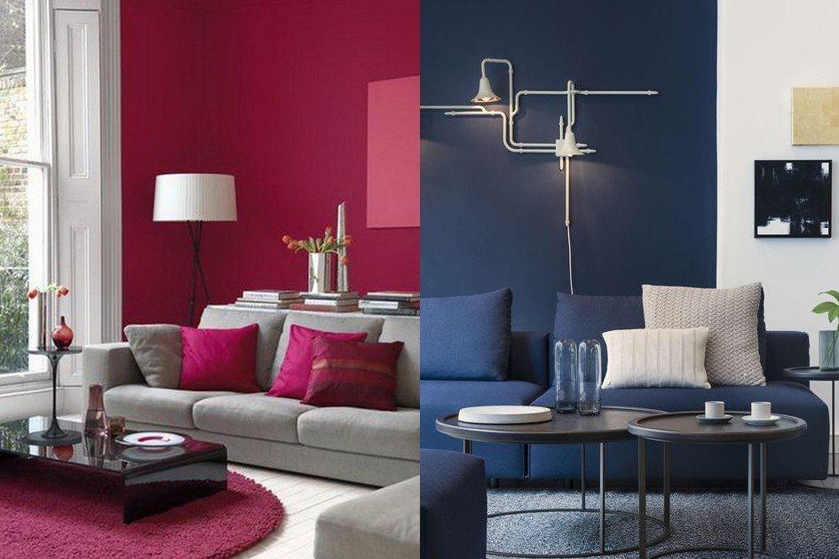 Veja ideias e inspirações de cores para a sala e incremente sua decoração 