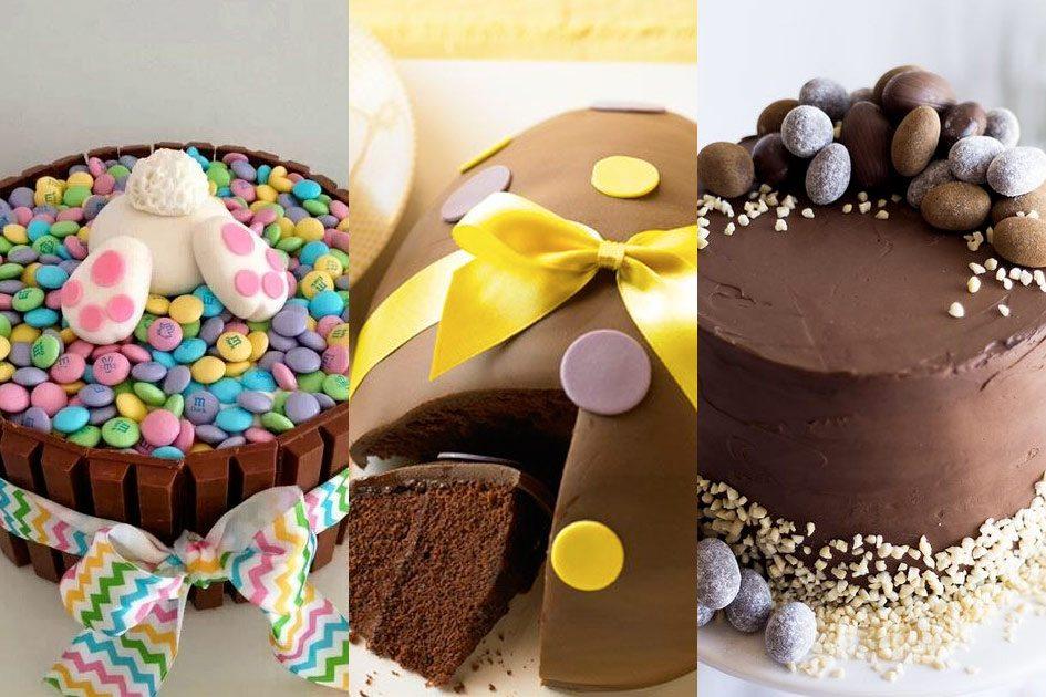 Confira uma galeria com 13 ideias de bolos decorados de Páscoa para uma comemoração familiar com muito chocolate e cheia de fofura!