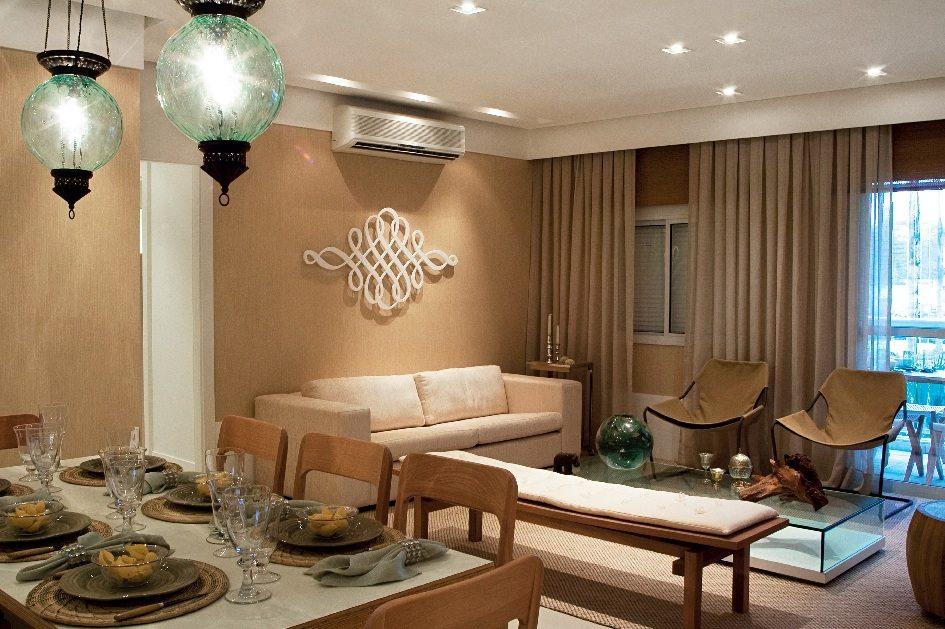Sala de estar e jantar: decoração une beleza e conforto 