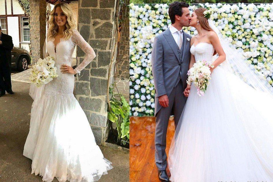 Vestidos de noiva das famosas: confira o estilo das celebridades 