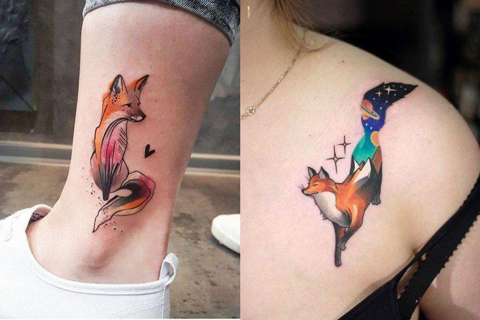 20 modelos de tattoo de raposa para você se inspirar 