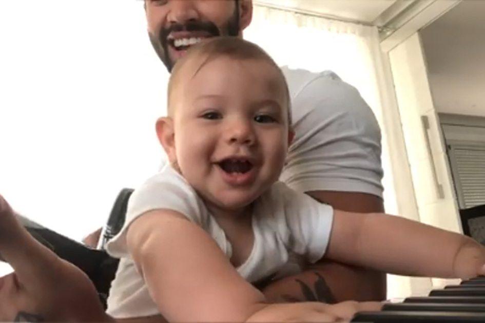 Gusttavo Lima posta vídeo de seu filho Gabriel no Instagram; veja a fofura! 