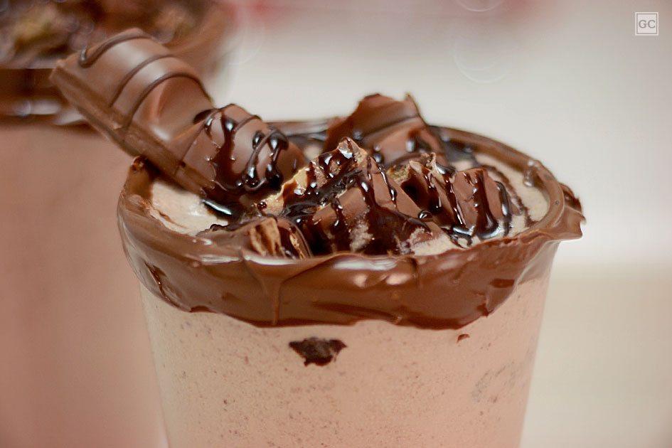 Milk-shake de Kinder Bueno® com Nutella® 