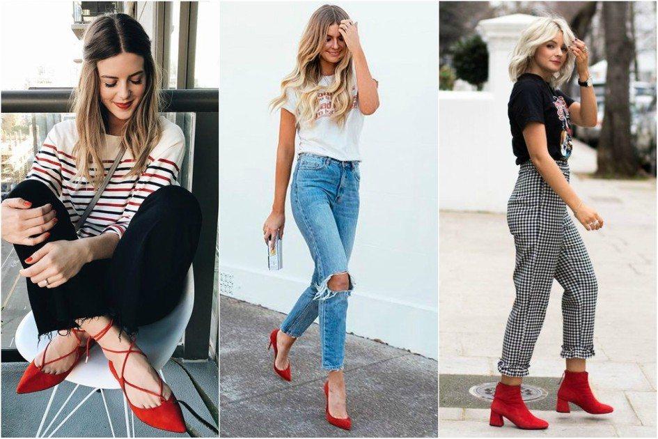 Sapatos vermelhos: veja 15 modelos para usar a maior tendência do momento 