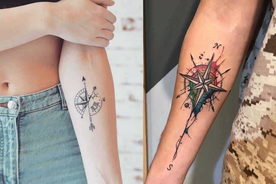 Tatuagem de bússola: 25 ideias para fazer a sua e marcar na pele seu significado 